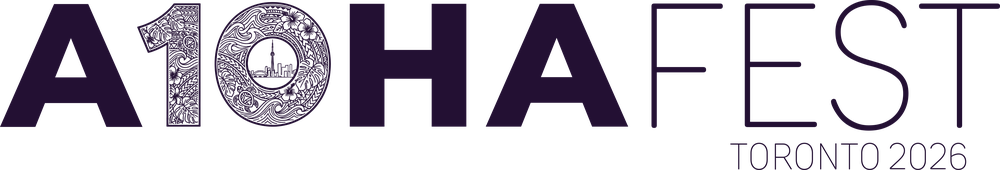 AlohaFest Toronto 2026 — 10th Anniversary logo