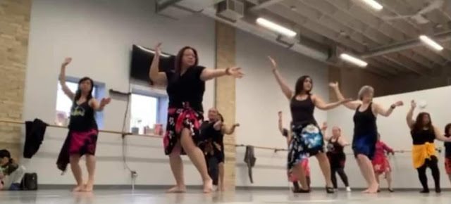 Polynesian Dance with Ms. Nenette — photo
